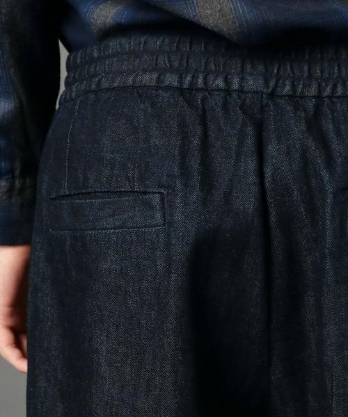 MONKEY TIME（モンキータイム）の「＜monkey time＞8オンスデニム 6分丈 ワイド ショーツ◆（デニムパンツ・メンズ・ネイビー/ブラック・LARGE/SMALL/MEDIUM）」の9枚目の写真