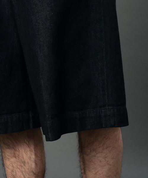 MONKEY TIME（モンキータイム）の「＜monkey time＞8オンスデニム 6分丈 ワイド ショーツ◆（デニムパンツ・メンズ・ネイビー/ブラック・LARGE/SMALL/MEDIUM）」の10枚目の写真