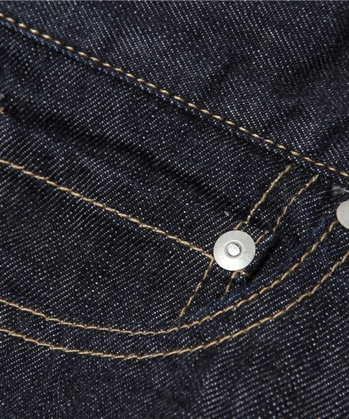 BEAMS LIGHTS Men's(ビームスライツ メンズ)の「Manual Alphabet / 12ozデニムパンツ(日本製)(デニムパンツ・メンズ・インディゴブルー・LARGE/MEDIUM/X-LARGE/SMALL)」の3枚目の写真