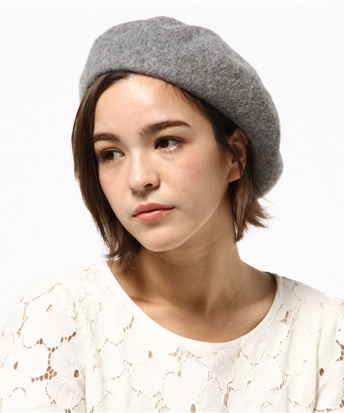 earth music&ecology（アースミュージックアンドエコロジー）の「【2016Autumn】バスクベレー（ハンチング/ベレー帽・レディース・ブラウン/ライトグレー/ボルドー/ベージュ/ブルーグリーン/ブラック・FREE）」の12枚目の写真