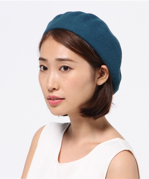 earth music&ecology（アースミュージックアンドエコロジー）の「【2016Autumn】バスクベレー（ハンチング/ベレー帽・レディース・ブラウン/ライトグレー/ボルドー/ベージュ/ブルーグリーン/ブラック・FREE）」の7枚目の写真