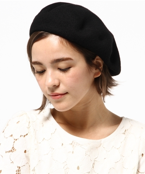 earth music&ecology（アースミュージックアンドエコロジー）の「【2016Autumn】バスクベレー（ハンチング/ベレー帽・レディース・ブラウン/ライトグレー/ボルドー/ベージュ/ブルーグリーン/ブラック・FREE）」の9枚目の写真