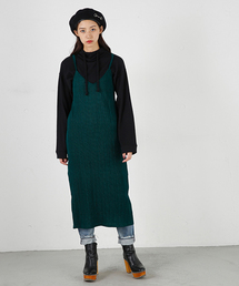 MOUSSY | VELOUR SLIP DRESS J(ワンピース)