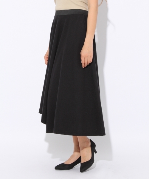 niko and...（ニコアンド）の「オモテ起毛アシメフレアスカート【niko and ...】（スカート・レディース・ブラック/グリーン/キャメル/オレンジ・3/4）」の13枚目の写真