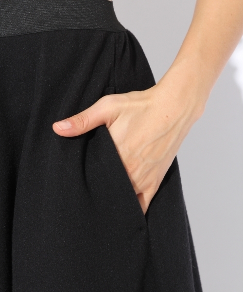 niko and...（ニコアンド）の「オモテ起毛アシメフレアスカート【niko and ...】（スカート・レディース・ブラック/グリーン/キャメル/オレンジ・3/4）」の17枚目の写真