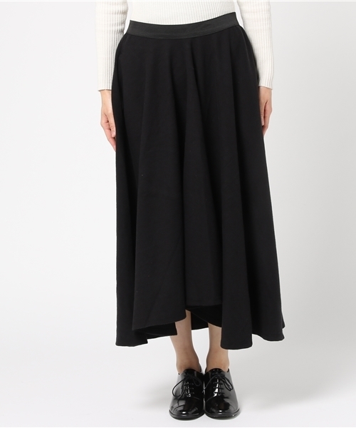 niko and...（ニコアンド）の「オモテ起毛アシメフレアスカート【niko and ...】（スカート・レディース・ブラック/グリーン/キャメル/オレンジ・3/4）」の5枚目の写真