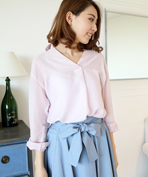 N.（N. Natural Beauty Basic） | ウォッシャブルビエラブラウス(シャツ/ブラウス)