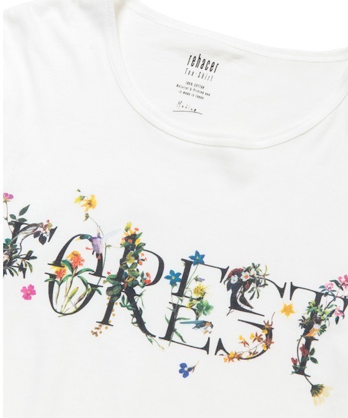 rehacer（レアセル）の「Forest Green Made in Japan（Tシャツ/カットソー・メンズ・ブラック/ホワイト/グレー・MEDIUM/X-LARGE/LARGE/SMALL）」の6枚目の写真