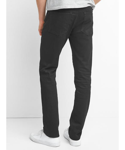 GAP（ギャップ）の「スキニーデニム (GapFlex)（デニムパンツ・メンズ・ブラック・30W 30L/34W 32L/31W 30L/32W 30L/32W 32L/33W 32L/28W 30L/31W 32L/29W 30L/36W 32L/33W 30L/29W 32L/28W 32L/30W 32L/34W 30L/36W 30L）」の2枚目の写真