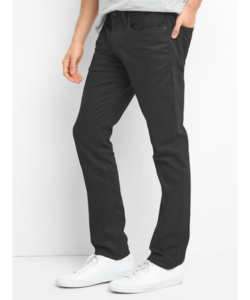 GAP（ギャップ）の「スキニーデニム (GapFlex)（デニムパンツ・メンズ・ブラック・30W 30L/34W 32L/31W 30L/32W 30L/32W 32L/33W 32L/28W 30L/31W 32L/29W 30L/36W 32L/33W 30L/29W 32L/28W 32L/30W 32L/34W 30L/36W 30L）」の4枚目の写真