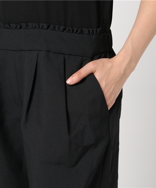 MERLOT（メルロー）の「ケープフリルオールインワン040-2776（つなぎ/オールインワン・レディース・オフホワイト/ブラック・L/M）」の13枚目の写真