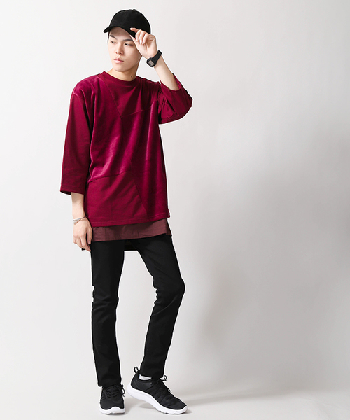 WEGO（ウィゴー）の「WEGO/サイドスリットロングタンクトップ（タンクトップ・メンズ・ホワイト系その他5/ホワイト/ワイン/ブラック・MEDIUM/LARGE）」の16枚目の写真