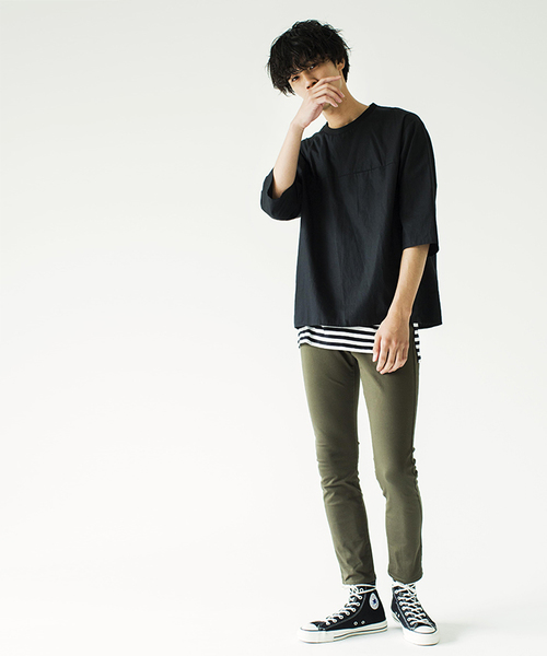 WEGO（ウィゴー）の「WEGO/サイドスリットロングタンクトップ（タンクトップ・メンズ・ホワイト系その他5/ホワイト/ワイン/ブラック・MEDIUM/LARGE）」の9枚目の写真