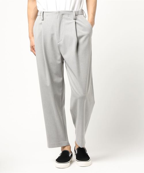 STUDIOUS（ステュディオス）の「マルチウォームワイドパンツ（その他パンツ・メンズ・グレー/ブラック・1/2）」の2枚目の写真