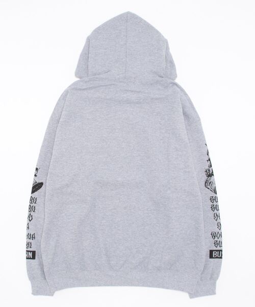 Port(ポート)の「【 eyedy / アイディー 】BURN BURN P/O PK(パーカー・メンズ・ブラック/グレー・MEDIUM/LARGE/X-LARGE/XX-LARGE)」の8枚目の写真