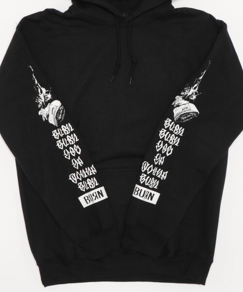 Port(ポート)の「【 eyedy / アイディー 】BURN BURN P/O PK(パーカー・メンズ・ブラック/グレー・MEDIUM/LARGE/X-LARGE/XX-LARGE)」の6枚目の写真