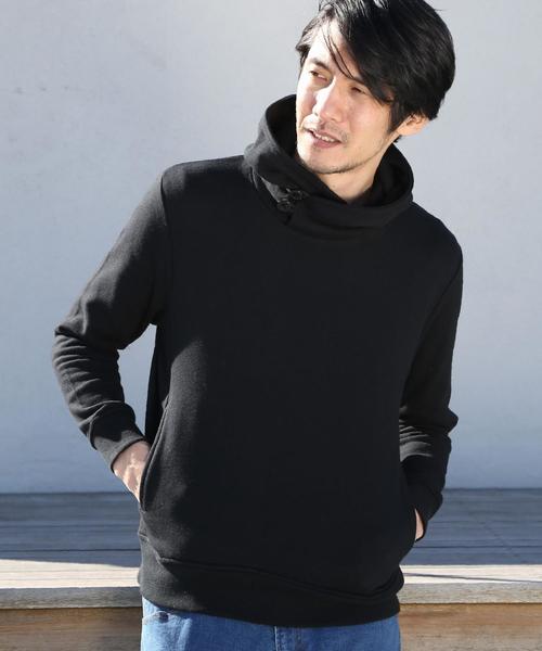 coen（コーエン）の「CVCスウェットボリュームネックパーカー18SS（パーカー・メンズ・ブラック/グレー・LARGE/X-LARGE/MEDIUM/SMALL）」の11枚目の写真