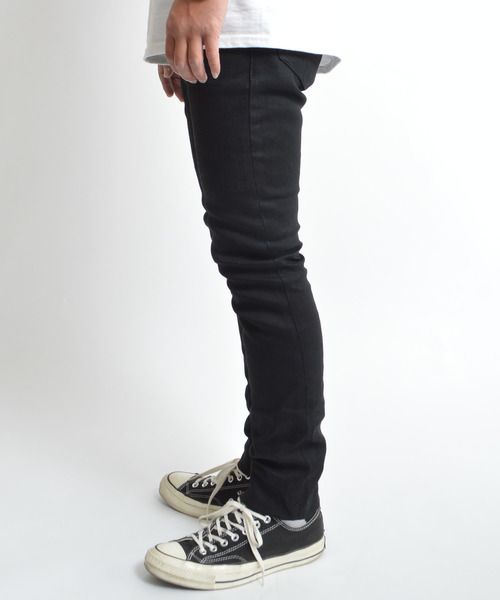 NOVE（ノーヴェ）の「【NOVE/ノーヴェ】RIGID SKINNY DENIM PANTS（デニムパンツ・メンズ・ブラック/インディゴブルー・32inch/28inch/30inch/34inch）」の5枚目の写真