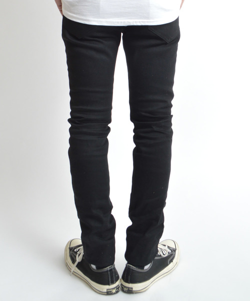 NOVE（ノーヴェ）の「【NOVE/ノーヴェ】RIGID SKINNY DENIM PANTS（デニムパンツ・メンズ・ブラック/インディゴブルー・32inch/28inch/30inch/34inch）」の6枚目の写真