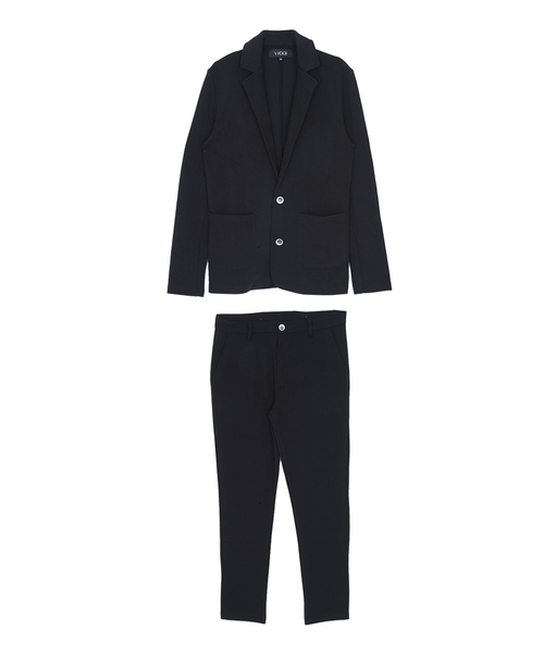 CavariA(キャバリア)の「『vicci/ヴィッチ』カルゼテーラードジャケット&パンツ【上下セットアップ】(セットアップ・メンズ・ブラック/チャコール/杢グレー/ネイビー・M/L/XL)」の9枚目の写真