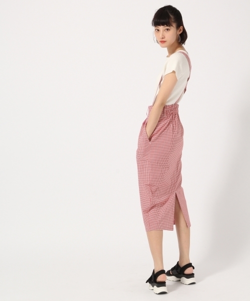 LOWRYS FARM(ローリーズファーム)の「C/PUチェックタイトミディスカート 784697 (スカート・レディース・グレー/チェック/ブルー/レッド・LARGE/MEDIUM)」の5枚目の写真