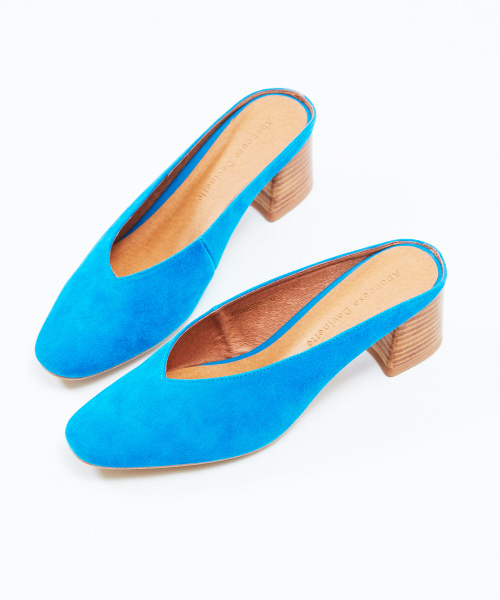 Abahouse Devinette(ドゥヴィネット)の「バブーシュサンダル(サンダル・レディース・ブルー/ベージュ/ダークブラウン・37/36/38)」の3枚目の写真