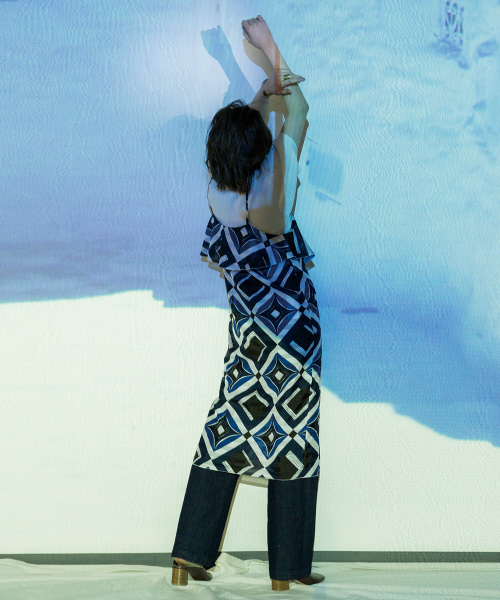 Abahouse Devinette(ドゥヴィネット)の「バブーシュサンダル(サンダル・レディース・ブルー/ベージュ/ダークブラウン・37/36/38)」の13枚目の写真