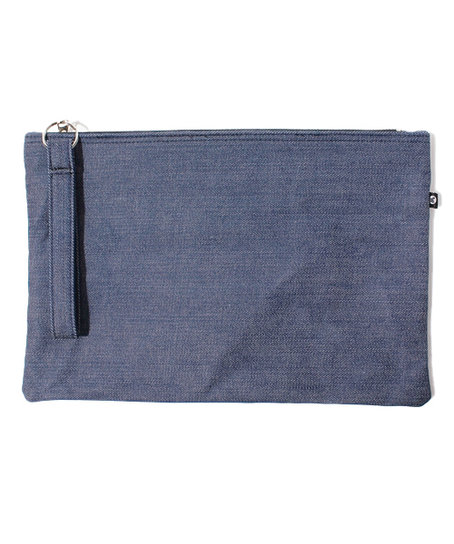 WHO'S WHO gallery（フーズフーギャラリー）の「テキスタイルクラッチ（クラッチバッグ・メンズ・ベージュ/チャコールグレー/グレー/ブルー/ネイビー/ダークブルー/ブルー系その他・FREE）」の6枚目の写真