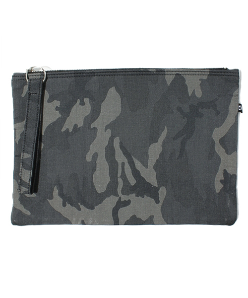 WHO'S WHO gallery（フーズフーギャラリー）の「テキスタイルクラッチ（クラッチバッグ・メンズ・ベージュ/チャコールグレー/グレー/ブルー/ネイビー/ダークブルー/ブルー系その他・FREE）」の3枚目の写真