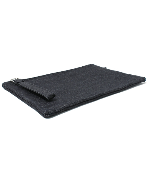 WHO'S WHO gallery（フーズフーギャラリー）の「テキスタイルクラッチ（クラッチバッグ・メンズ・ベージュ/チャコールグレー/グレー/ブルー/ネイビー/ダークブルー/ブルー系その他・FREE）」の8枚目の写真