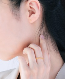 ESTELLE（エステール）の「K18 イエローゴールド ピアス （2mm） ESTELLE/エステール（ピアス（両耳用））」
