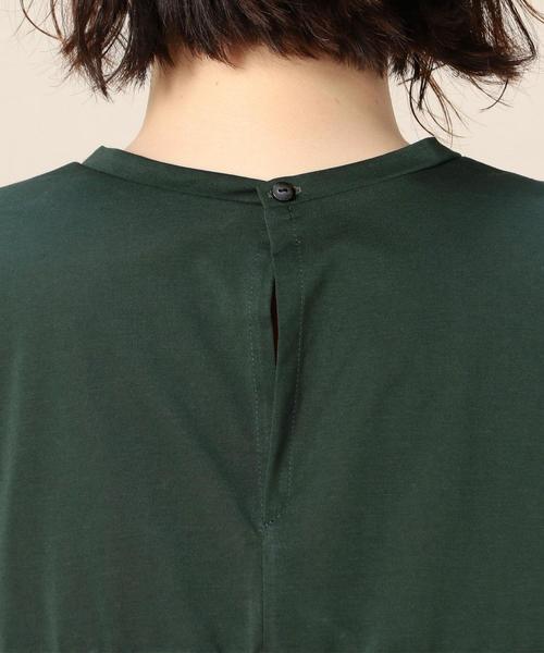 BEAUTY&YOUTH UNITED ARROWS（ビューティーアンドユースユナイテッドアローズ）の「BY ティアードフレンチスリーブカットソー о（Tシャツ/カットソー・レディース・ブラック/ホワイト/ダークグリーン・FREE）」の13枚目の写真