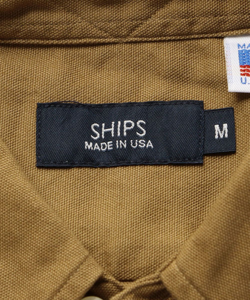 SHIPS(シップス)の「SHIPS: アメリカ製 オックスフォード ボタンダウン ショートスリーブシャツ 81(シャツ/ブラウス・メンズ・ホワイト/カーキ/オリーブ・SMALL/MEDIUM/X-LARGE/LARGE)」の8枚目の写真