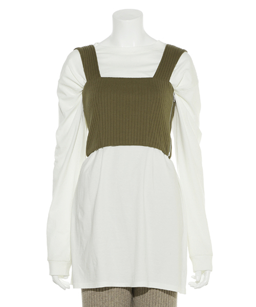 Snidel スナイデル の ビスチェセットカットワンピース ワンピース Wear