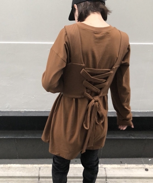 Snidel スナイデル の ビスチェセットカットワンピース ワンピース Wear