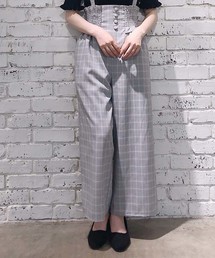 シャーリングサス付き パンツ