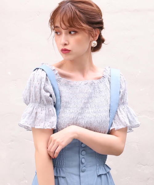 one after another NICE CLAUP（ワンアフターアナザーナイスクラップ）の「シャーリングサス付き パンツ（その他パンツ・レディース・ブラック/ネイビー/サックスブルー/グレー系その他/チェック・FREE）」の11枚目の写真