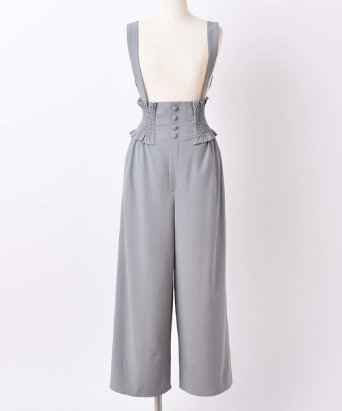 one after another NICE CLAUP（ワンアフターアナザーナイスクラップ）の「シャーリングサス付き パンツ（その他パンツ・レディース・ブラック/ネイビー/サックスブルー/グレー系その他/チェック・FREE）」の20枚目の写真