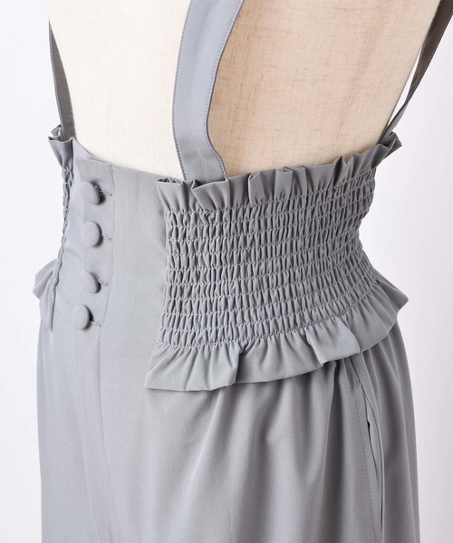 one after another NICE CLAUP（ワンアフターアナザーナイスクラップ）の「シャーリングサス付き パンツ（その他パンツ・レディース・ブラック/ネイビー/サックスブルー/グレー系その他/チェック・FREE）」の22枚目の写真