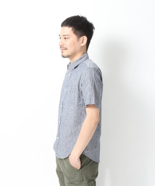 GLOBAL WORK(グローバルワーク)の「【GLOBAL WORK】メンアサシャツ/半袖(シャツ/ブラウス・メンズ・イエロー/ブルー/その他/グリーン/その他3/その他2/ホワイト系その他/イエロー系その他/ピンク系その他/グリーン系その他/ブルー系その他/ネイビー/パープル/ピンク/ホワイト・MEDIUM/SMALL/LARGE/X-LARGE)」の16枚目の写真