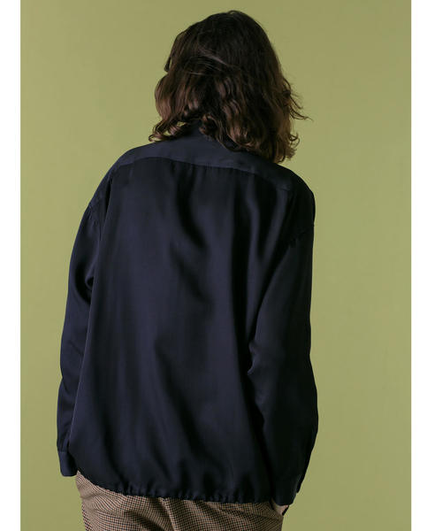 MONKEY TIME（モンキータイム）の「＜monkey time＞ RAYON TWILL OPEN SHIRT/シャツ ◆（シャツ/ブラウス・メンズ・ブラック/ダークグリーン/ライトグレー・LARGE/MEDIUM/SMALL/X-LARGE）」の9枚目の写真