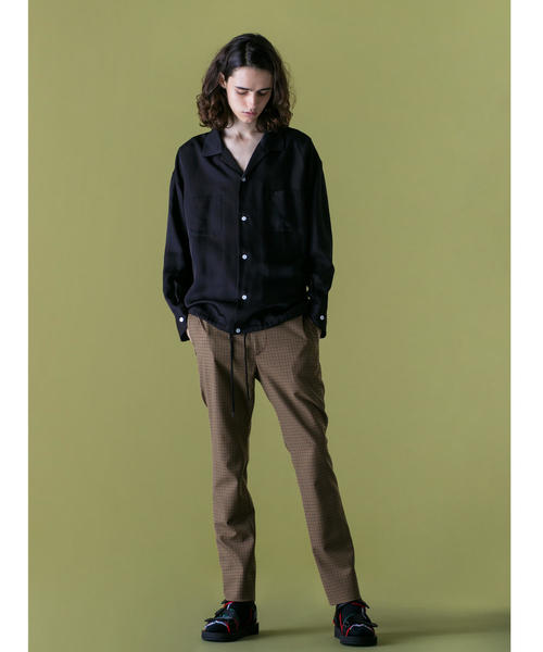 MONKEY TIME（モンキータイム）の「＜monkey time＞ RAYON TWILL OPEN SHIRT/シャツ ◆（シャツ/ブラウス・メンズ・ブラック/ダークグリーン/ライトグレー・LARGE/MEDIUM/SMALL/X-LARGE）」の7枚目の写真