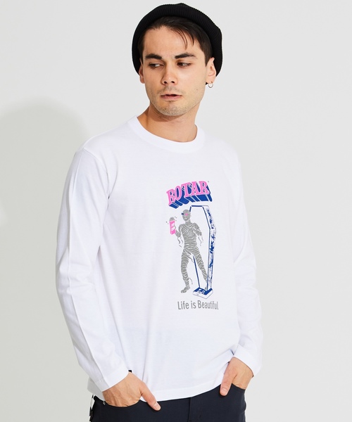 セール Movie Appreciation Ls Tee ロンt 長袖 Tシャツ カットソー Rotar ローター のファッション通販 Zozotown