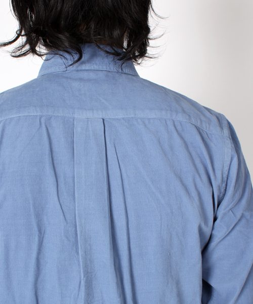 BEAMS（ビームス）の「□BEAMS / コーデュロイ ガーメントダイ ボタンダウンシャツ（シャツ/ブラウス・メンズ・ホワイト/オレンジ/ブルー/ネイビー・SMALL/MEDIUM/LARGE/X-LARGE）」の8枚目の写真