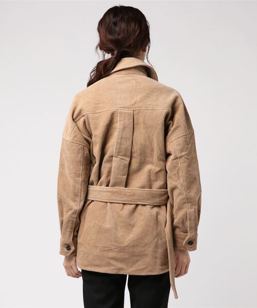 cepo（セポ）の「ミリタリーオーバーシャツ（シャツ/ブラウス・レディース・ダークブラウン/ベージュ/カーキ/ブラウン・M）」の5枚目の写真