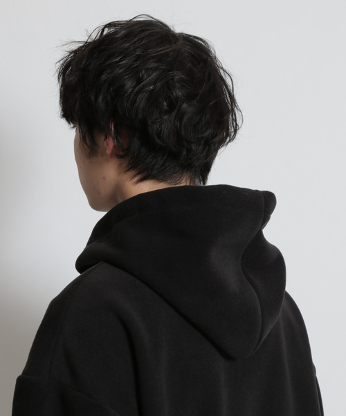 niko and...(ニコアンド)の「フリースハーフジップパーカー(パーカー・メンズ・ブラック/ベージュ/オレンジ/チャコール・MEDIUM/LARGE)」の15枚目の写真