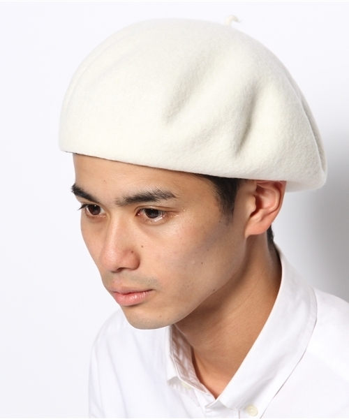 SHIPS JET BLUE（シップスジェットブルー）の「JB: ウール ベレー（ハンチング/ベレー帽・メンズ・ブラック/ネイビー/オフホワイト/ワイン・ONE SIZE）」の7枚目の写真