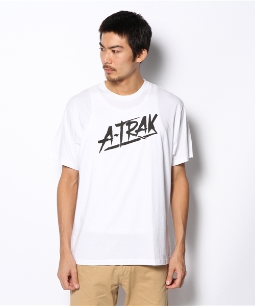 Manhattan Records(マンハッタン レコーズ)の「Fools Gold / Stencil Logo Tee(Tシャツ/カットソー・メンズ・ホワイト・LARGE)」の2枚目の写真