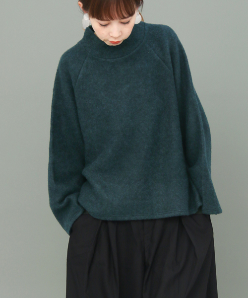 KBF(ケイビーエフ)の古着「長袖カットソー(Tシャツ/カットソー)」|グリーン