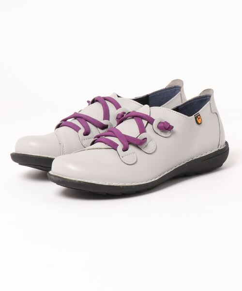 Jungla（ジャングラ）の「牛革レースアップシューズ（その他シューズ・レディース・ブラック×ブルー/グレー/ブラウン系その他/ガンメタ/シルバー/ブルー/ブラウン・36/37/38/35）」の6枚目の写真
